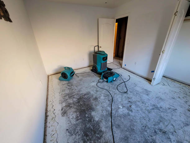 Water damage restoration process in MA